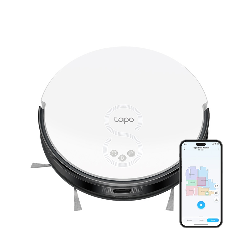 Picture of TP-Link - Tapo RV20 MagSlim LiDAR Navigation Robot Vacuum & Mop (Smart Auto-Empty Dock/ 4-Level 2000Pa Suction/ Google Assistant & Alexa Compatible/ Auto-Charging/ Auto-Boost/ 3-Hour Continuous Cleaning)